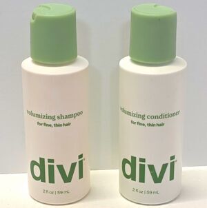 Divi Volumizing Shampoo Conditioner Fine/Thin Hair 2oz Pre-Owned Unopened